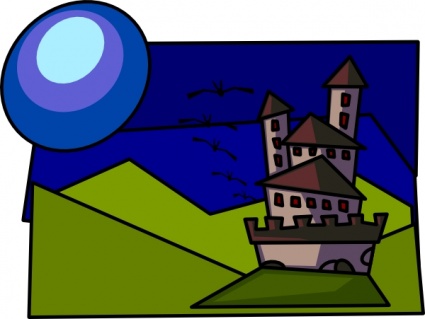 Cartoon Castle clip art