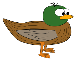 Cartoon Duck