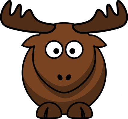 Cartoon Elk clip art