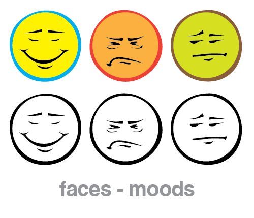 Cartoon Faces & Moods