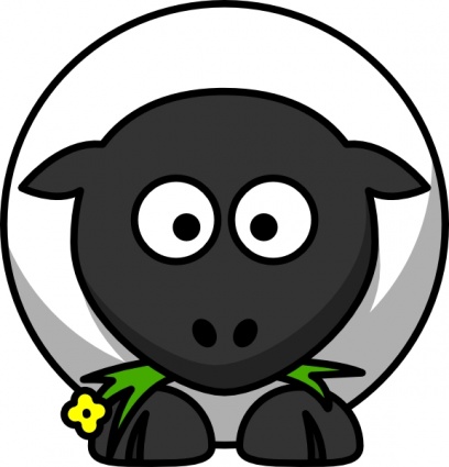 Cartoon Sheep clip art