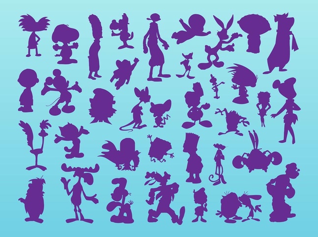 Cartoon Silhouettes