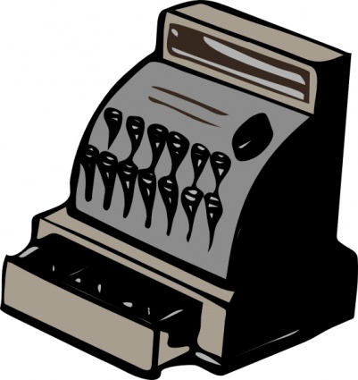 Cashier Drawer clip art