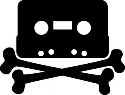 Cassette Bones clip art