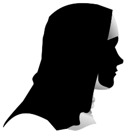 Catholic Nun Silhouette Profile