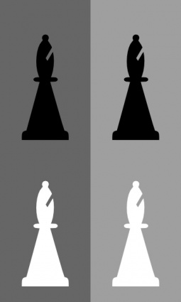 Chess Set Bishop clip art