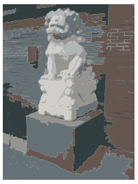 Chinese Guard Lion Statue outside AiWeiWei Studio