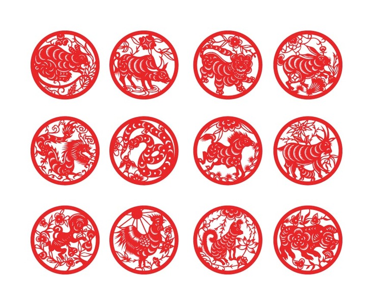 Chinese Paper-cut Vectors