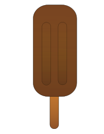 Chocolate popsicle.