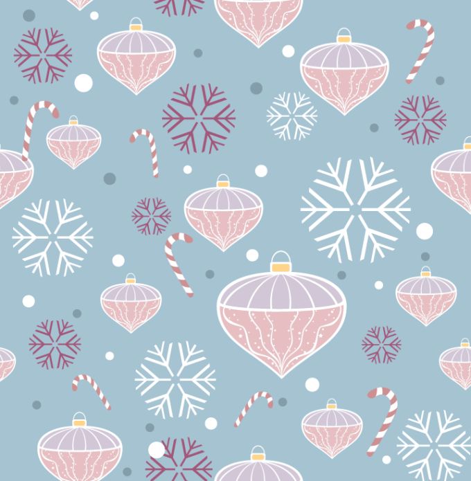 Christmas Seamless Pattern Vector