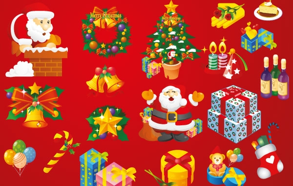 Christmas Vector Art Elements