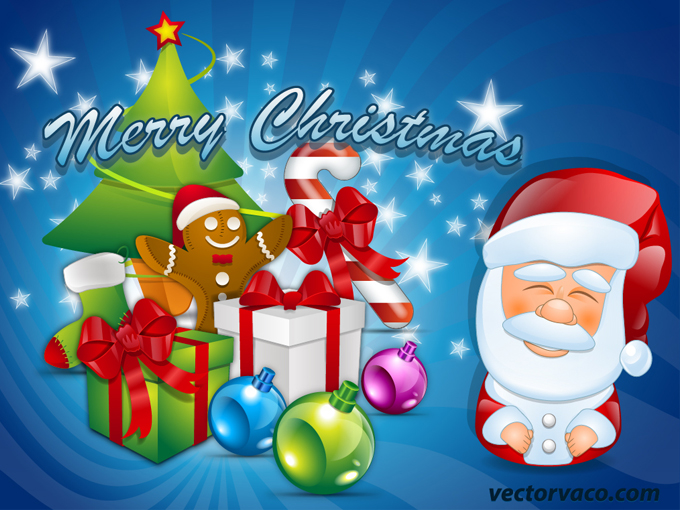 Christmas Wallpaper Vector