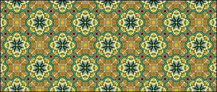 Classic tile pattern vector-2