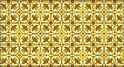 Classic tile pattern vector-3