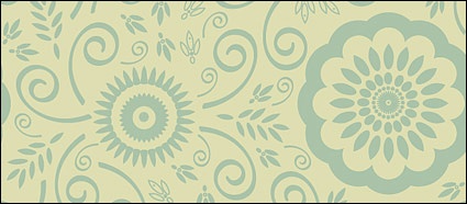 Classical patterns background vector