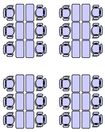 Classroom seat layouts