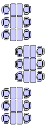 Classroom seat layouts