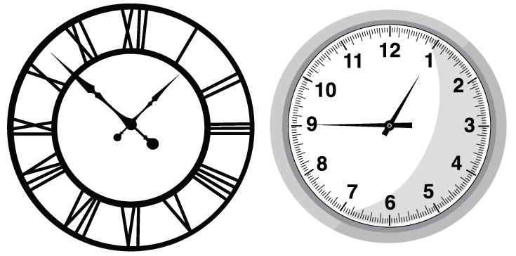 Clocks Vectors