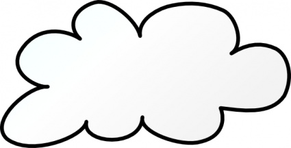 Cloud Outline clip art