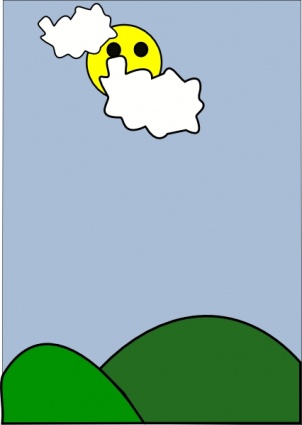 Cloudy Weather clip art