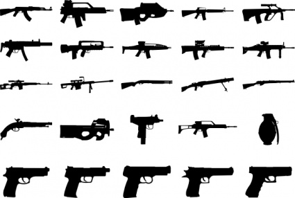 Clue Guns Pack clip art