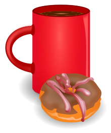 Coffee and Doughnut