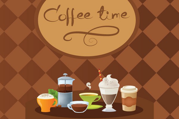 Coffee Set Vector