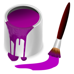 Color Bucket Purple