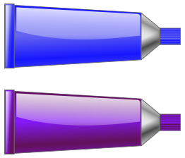 Color tube Blue Purple