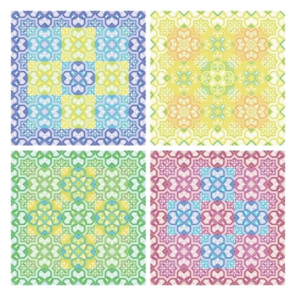 Colored Pattern Background Vector