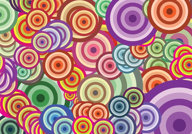 Colorful Circles Vectors