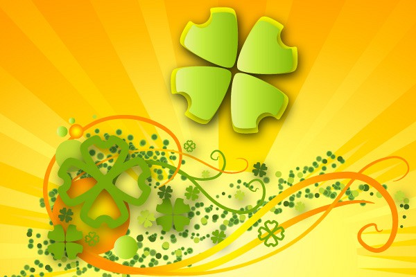 Colorful Shamrock Illustration