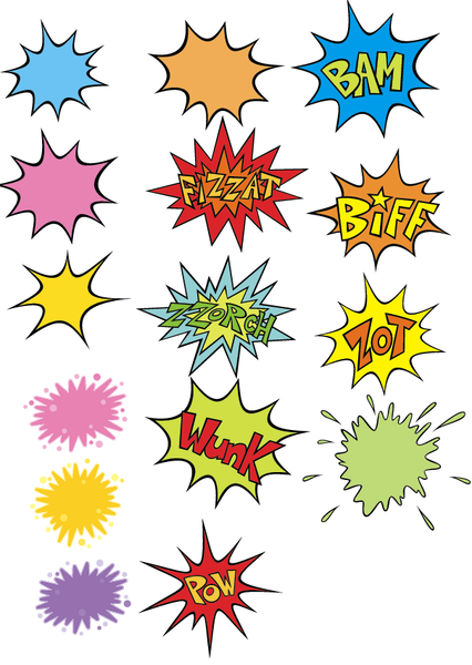 Comic Blow-Up Vectors