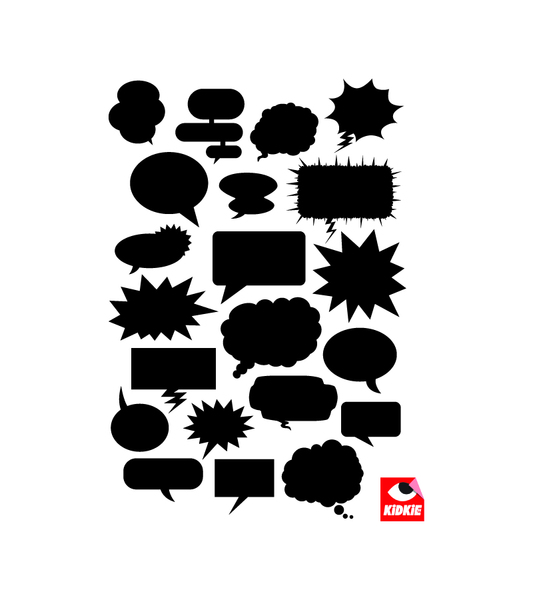 Comic Bubbles Vector Pack