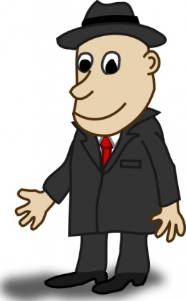 Comic Characters Businessman clip art