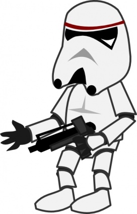 Comic Characters Stormtrooper clip art