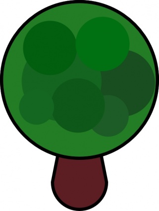 Comic Tree clip art