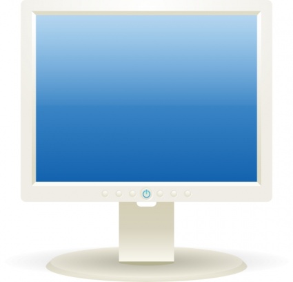 Computer Lcd Monitor clip art