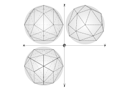 Construction Geodesic Spheres Recursive From Tetrahedron