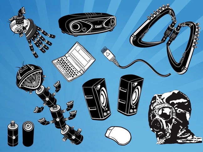 Cool Gadgets Vectors