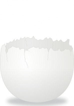 Cracked Egg clip art