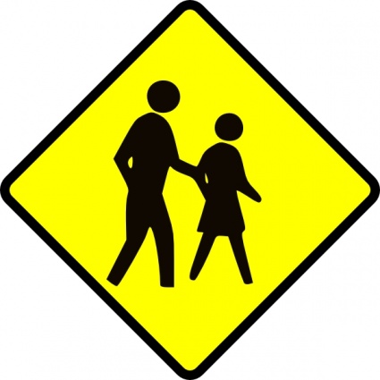 Crossing Adult clip art