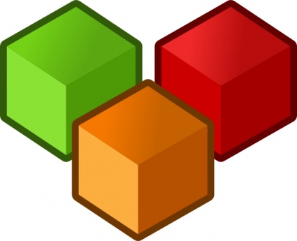 Cubes clip art