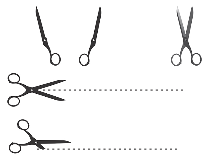 Cutting Edge Scissor Vectors