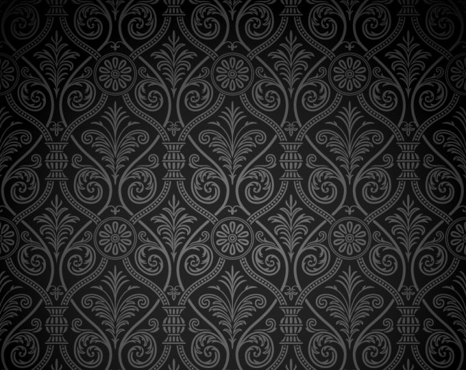 Dark Damask Pattern