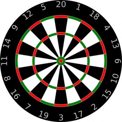 Dartboard clip art