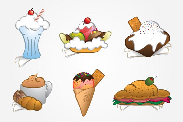 Desserts Illustration Clipart