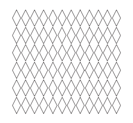 Diamond Grid Pattern - No Color 1