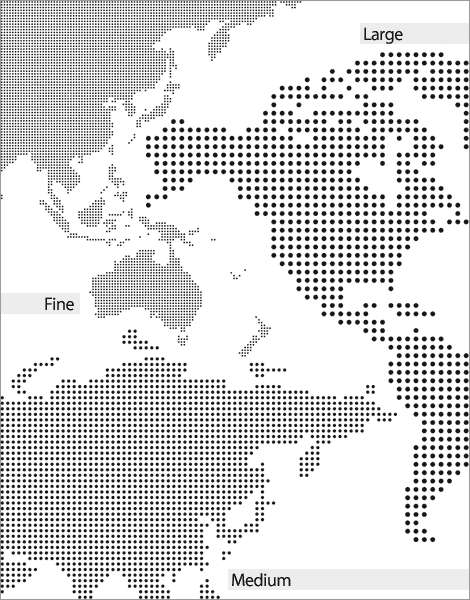 Dotted World Map