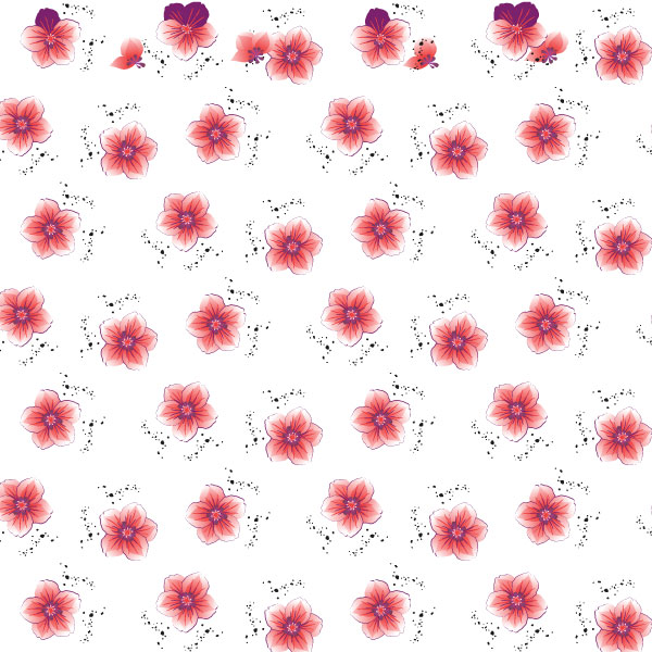 Download Free Floral Pattern Background Vector